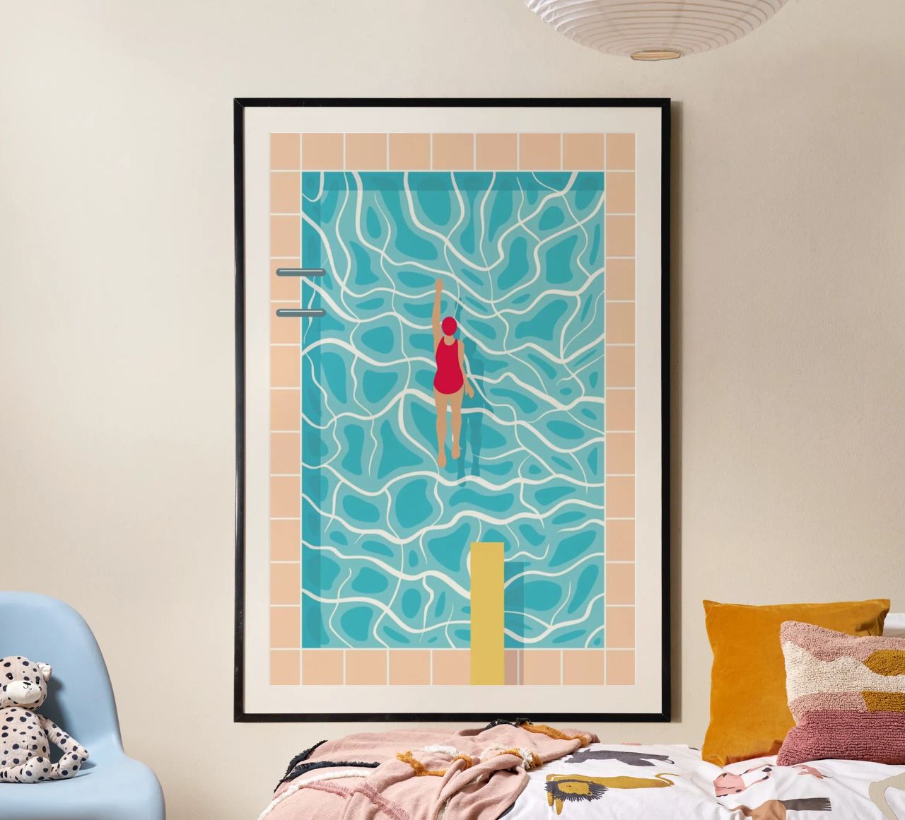 Pool poster by BLAEK Design Studio