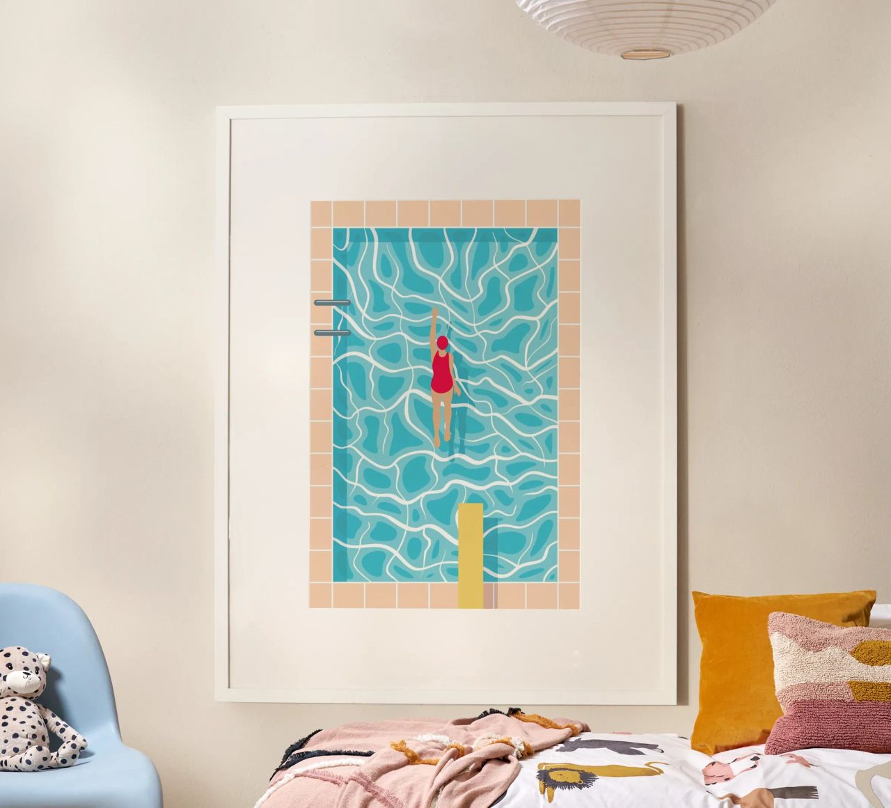Pool poster by BLAEK Design Studio