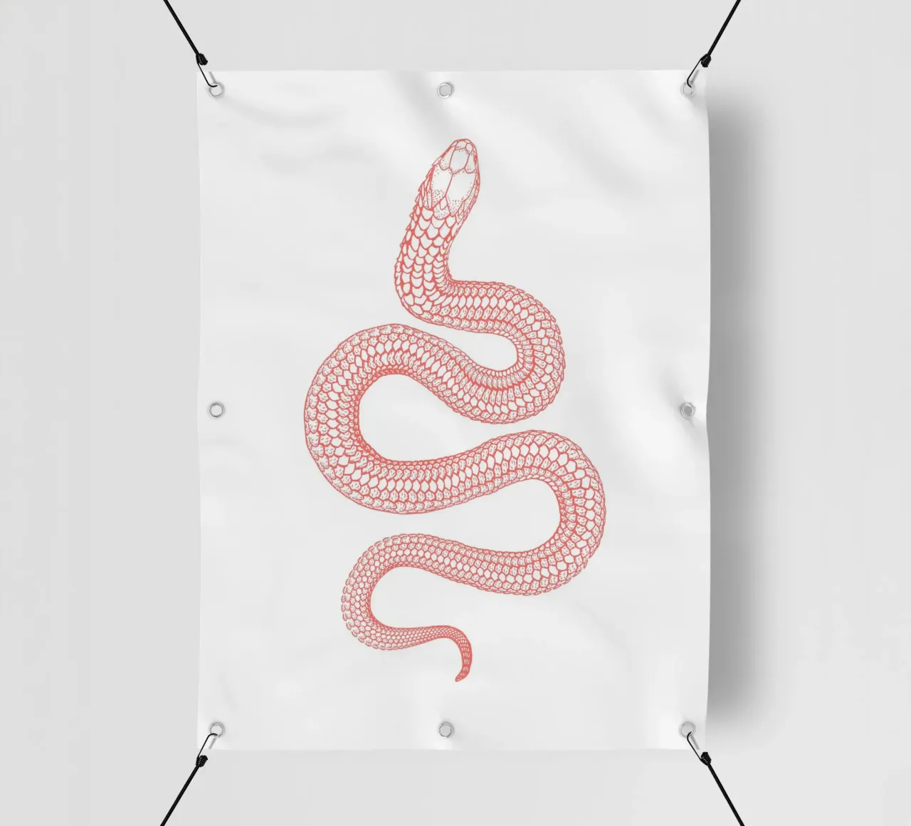 The snake pink telo in pvc da ramosashop