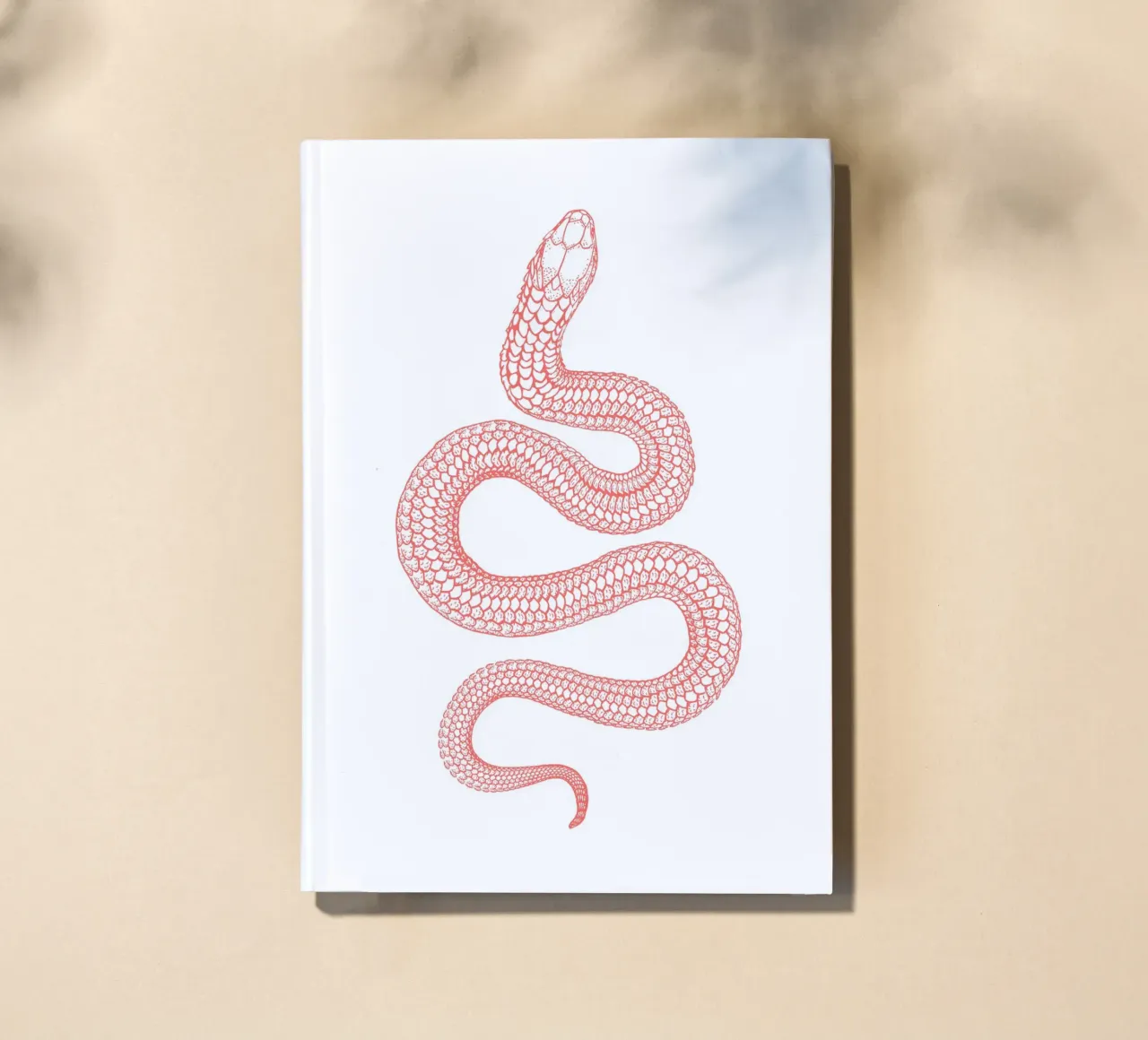 The snake pink notebook by ramosashop