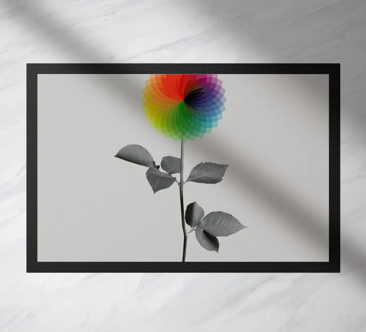 Flower doormat by Chris Wharton