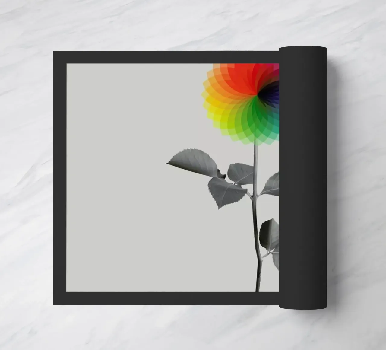 Flower doormat by Chris Wharton