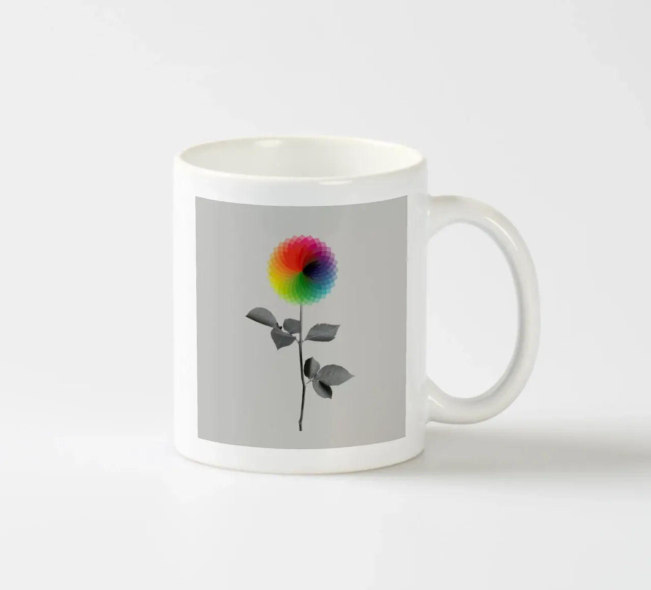 Flower ceramic mug by Chris Wharton