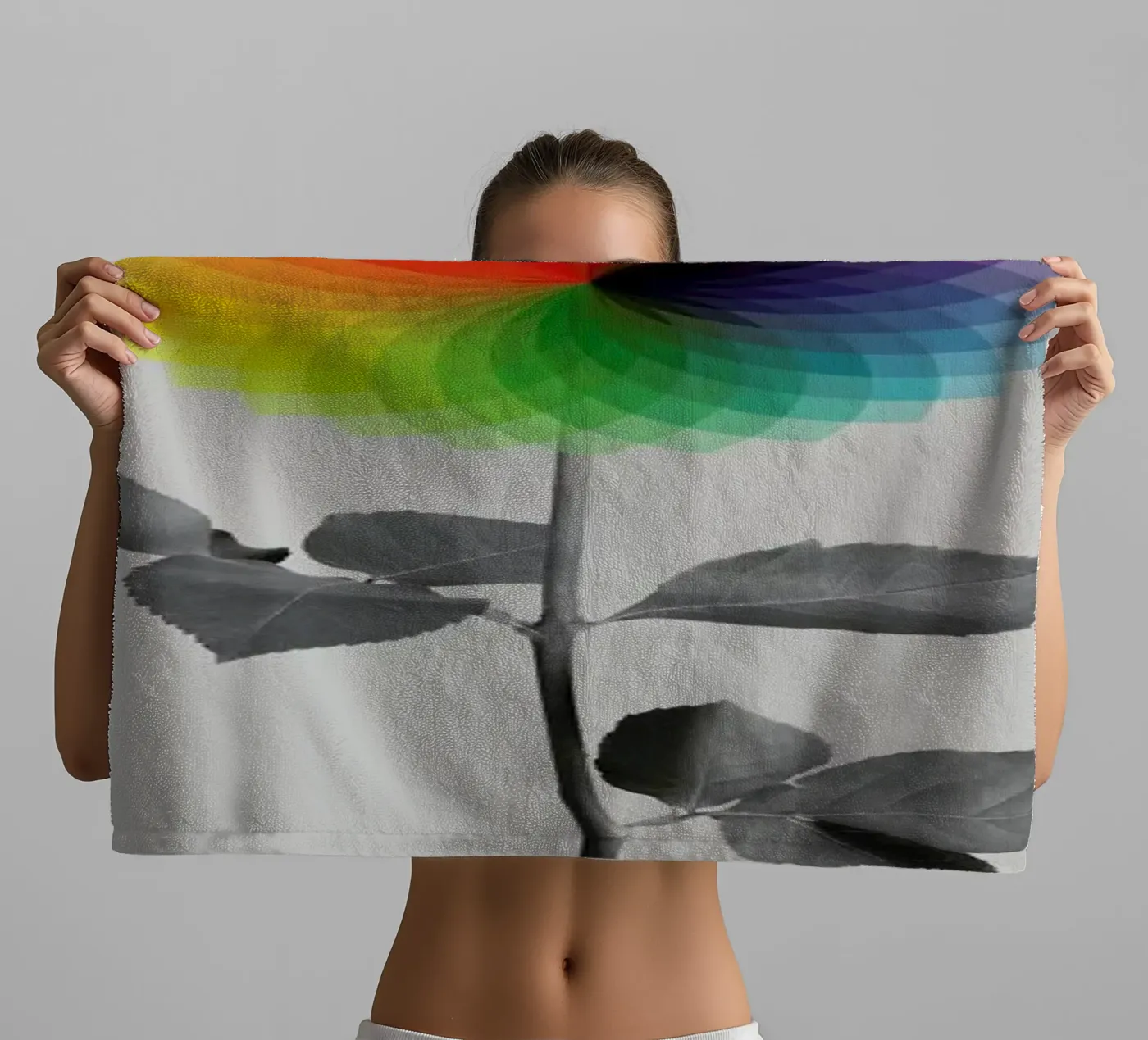 Flower badhanddoek van Chris Wharton