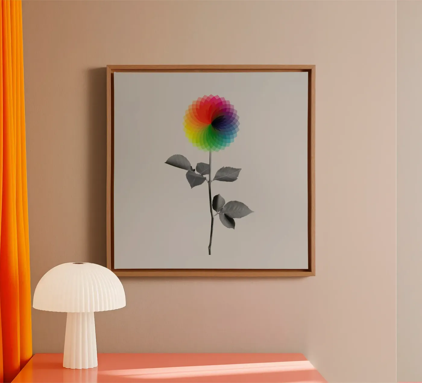 Flower canvas van Chris Wharton