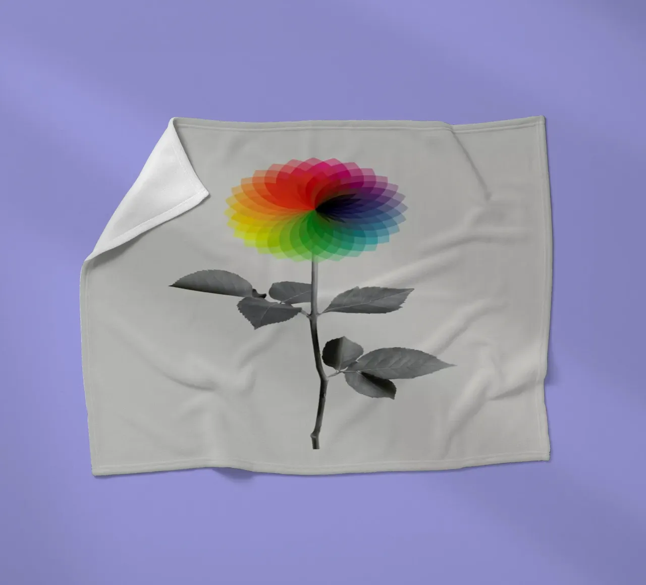 Flower Fleecedecke von Chris Wharton