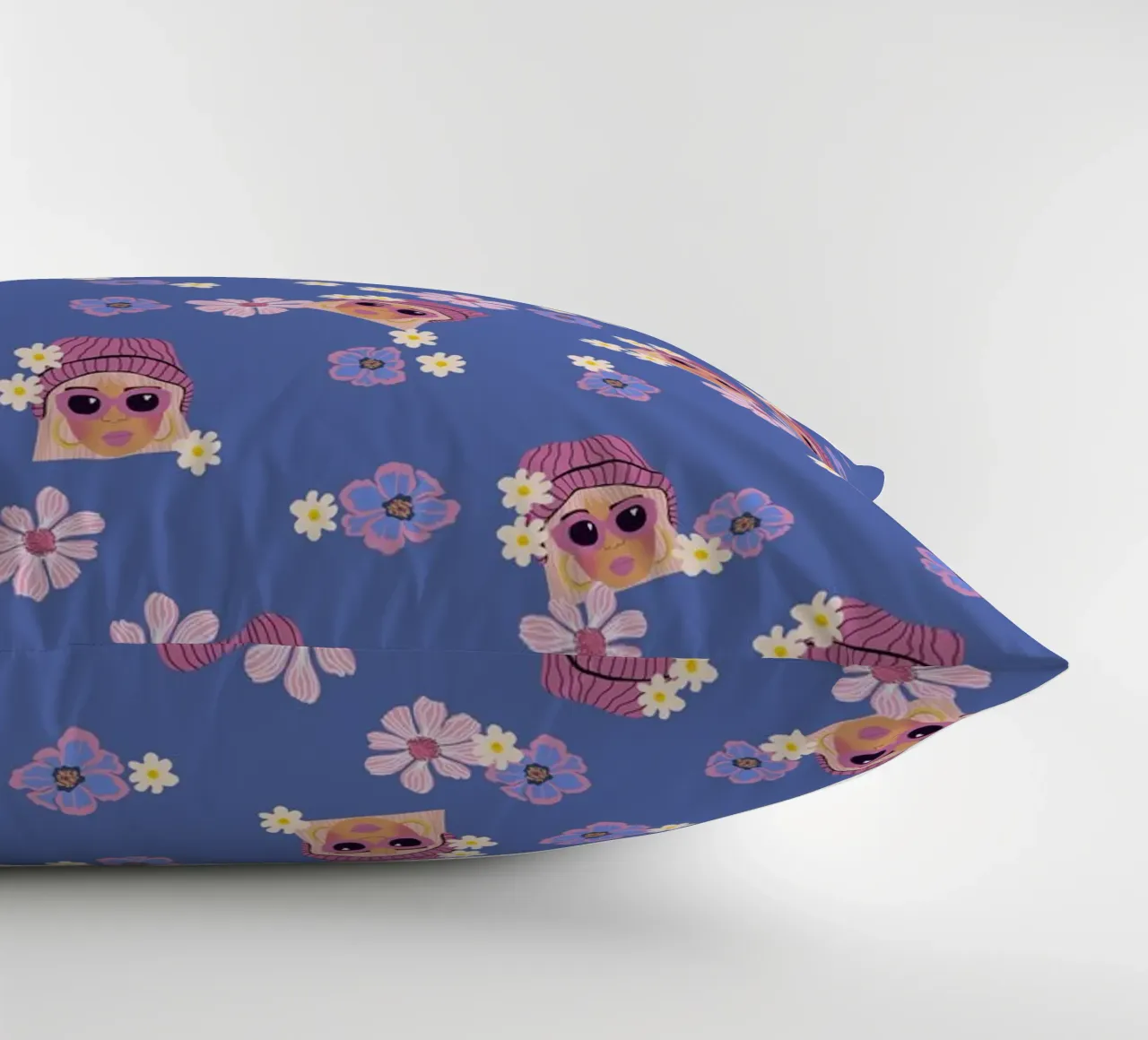Ragazza di moda cool cuscino da Illustration Raissa Oltmanns