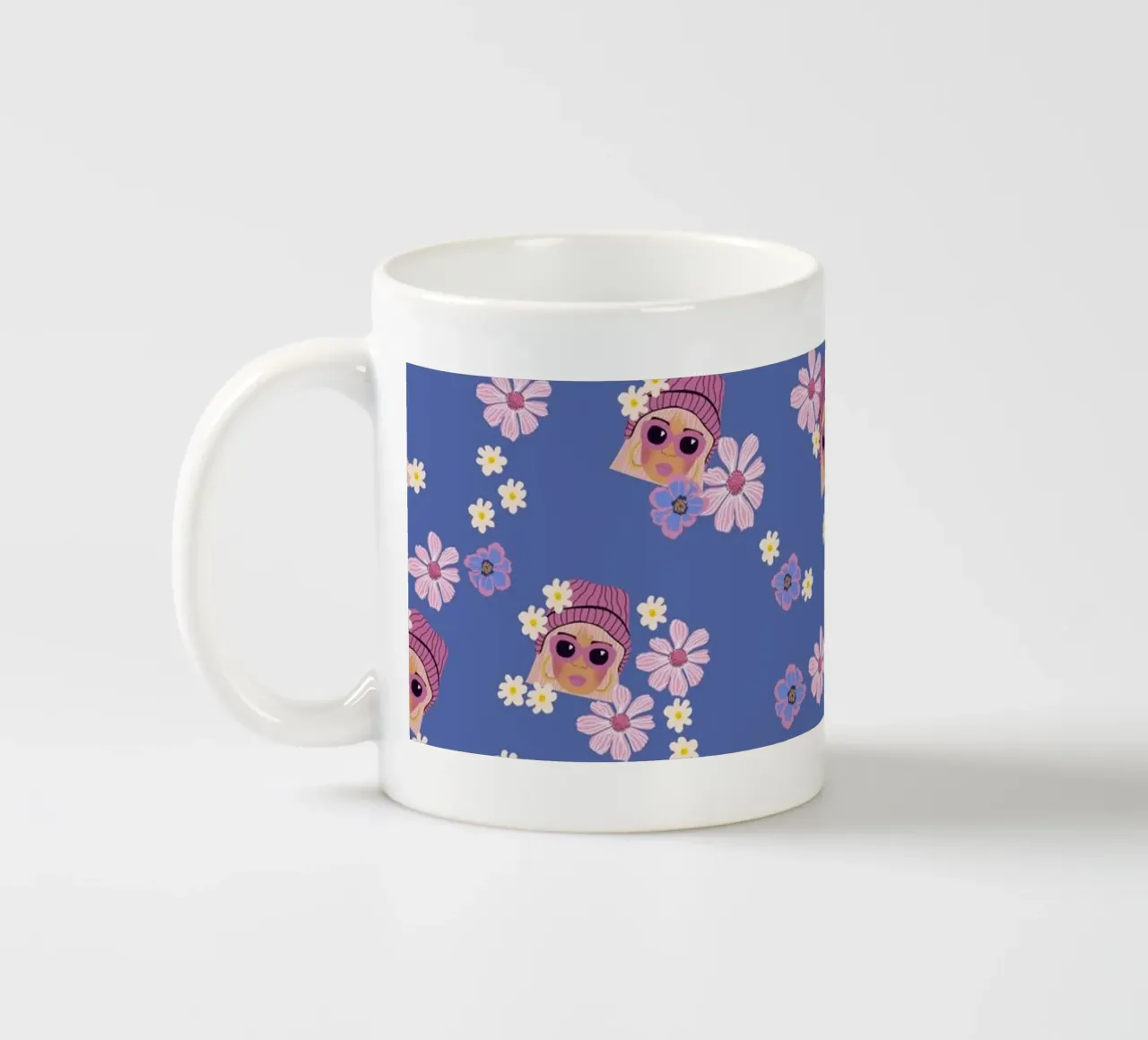 Ragazza di moda cool tazza in ceramica da Illustration Raissa Oltmanns
