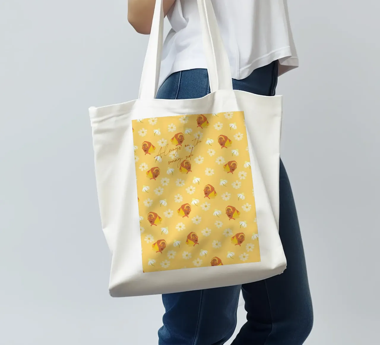 Ragazza solare borsa in juta da Illustration Raissa Oltmanns