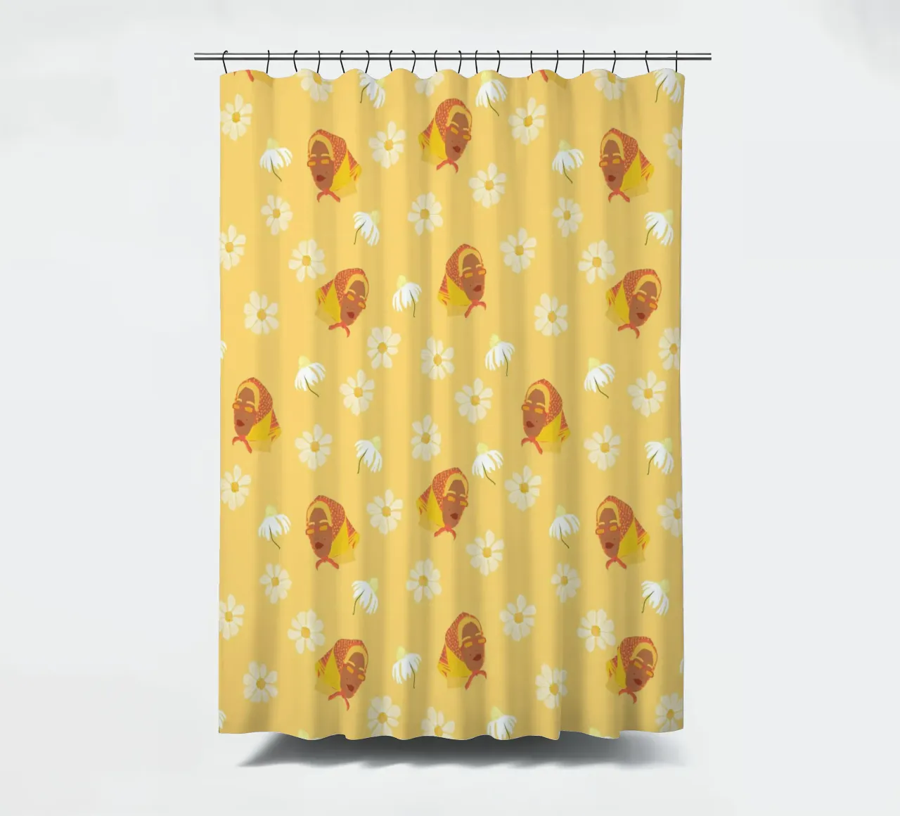 Ragazza solare tenda da doccia da Illustration Raissa Oltmanns