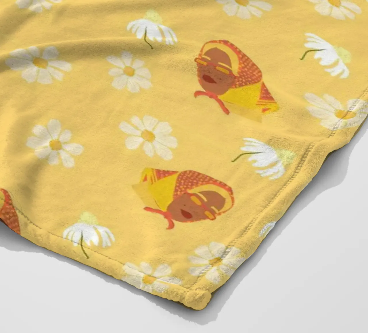 Ragazza solare coperta in pile da Illustration Raissa Oltmanns