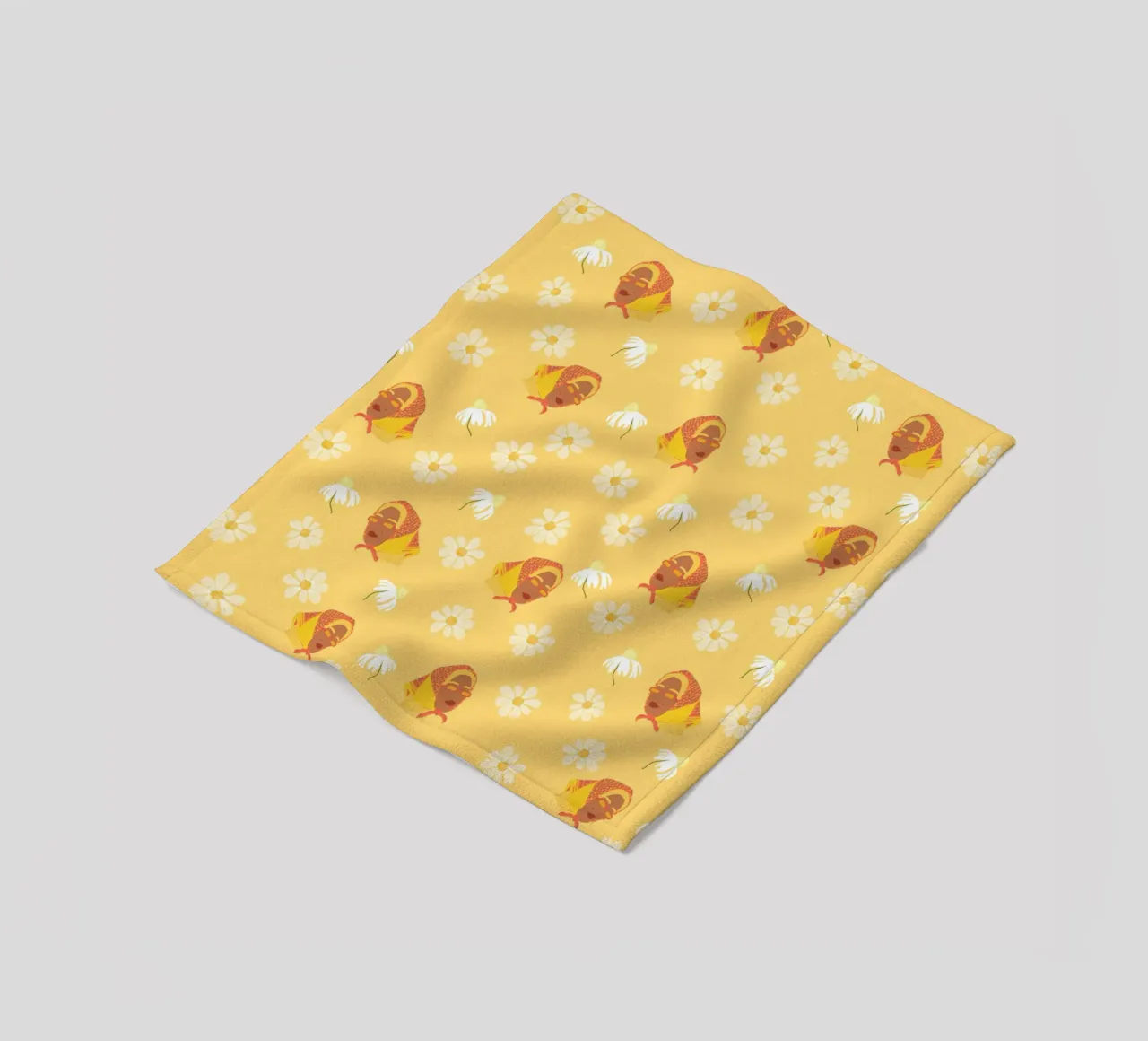 Ragazza solare coperta in pile da Illustration Raissa Oltmanns