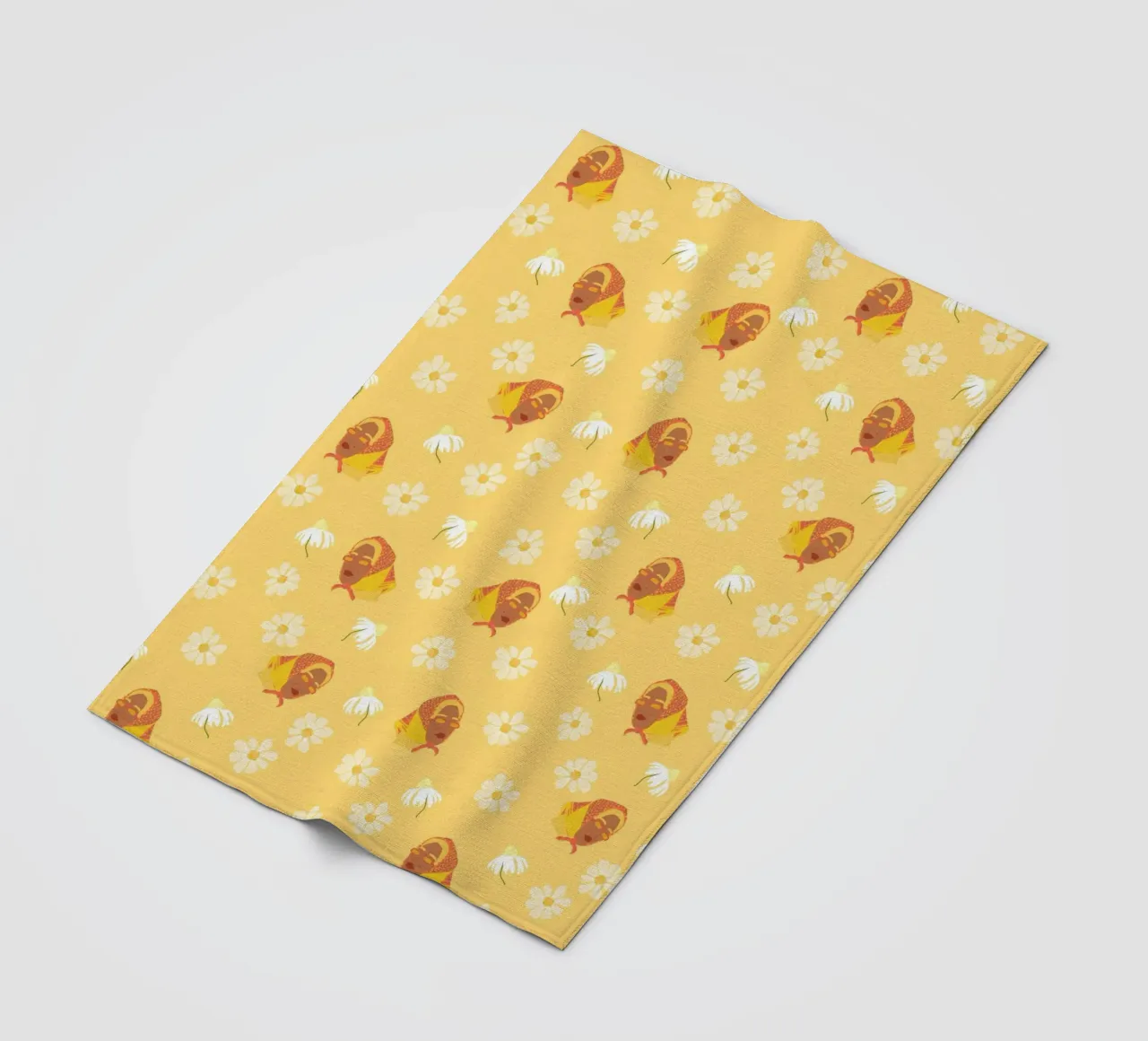Ragazza solare coperta in pile da Illustration Raissa Oltmanns