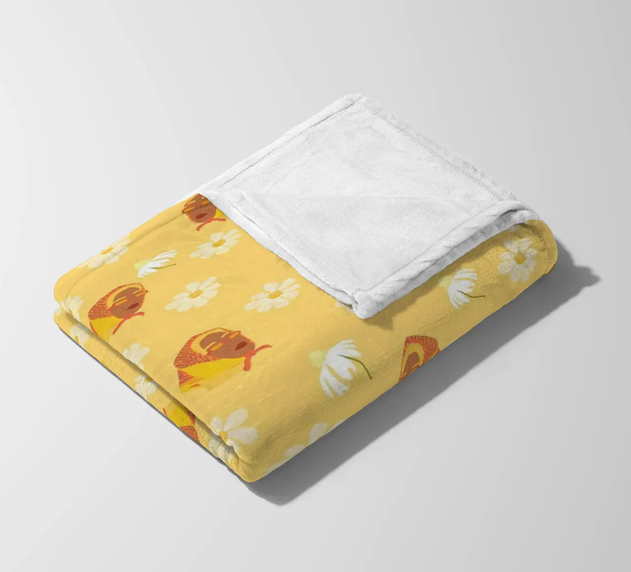 Ragazza solare coperta in pile da Illustration Raissa Oltmanns