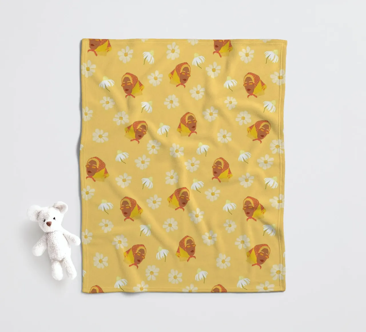 Ragazza solare coperta in pile da Illustration Raissa Oltmanns