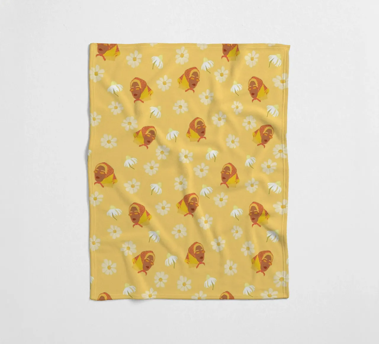 Ragazza solare coperta in pile da Illustration Raissa Oltmanns
