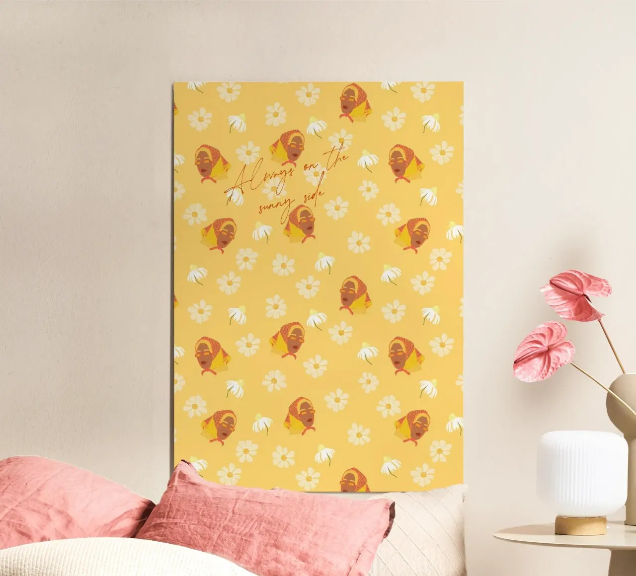 Ragazza solare alluminio dibond da Illustration Raissa Oltmanns