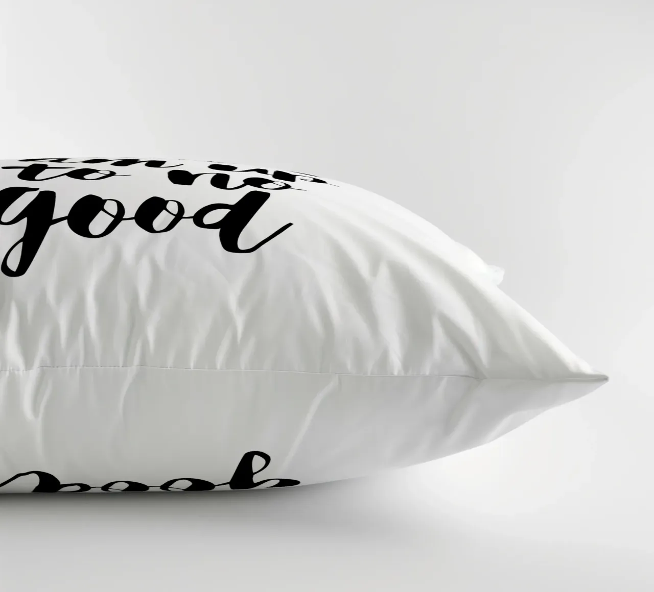 Je jure solennellement que je n'ai rien fait de bon Typographie Design coussin de THE MOTIVATED TYPE