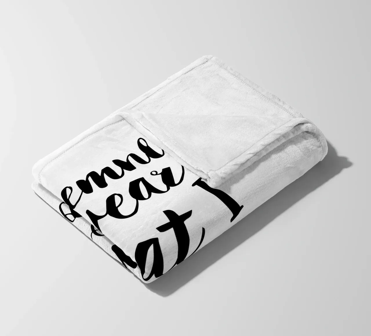 Ich schwöre feierlich, dass ich nichts Gutes im Schilde führe Typografie-Design Fleecedecke von THE MOTIVATED TYPE
