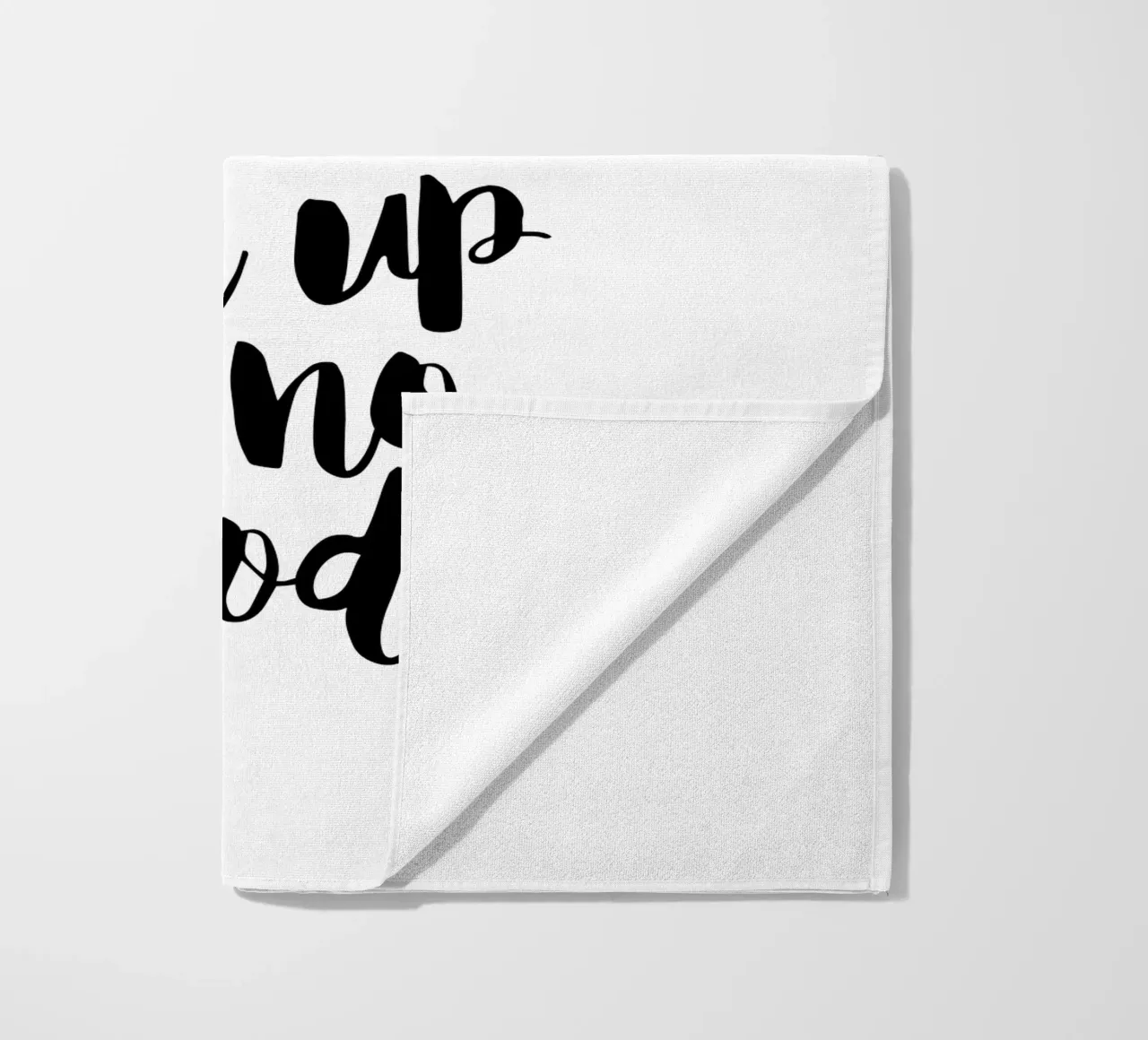 Ik zweer plechtig dat ik niets goeds van plan ben Typografie Ontwerp strandhanddoek van THE MOTIVATED TYPE