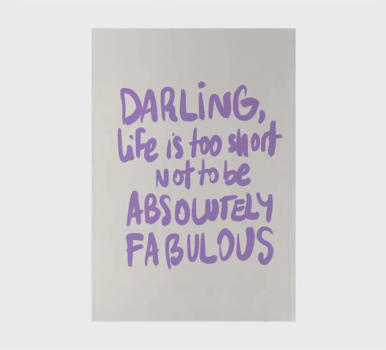 Life is too short diario da Magnific