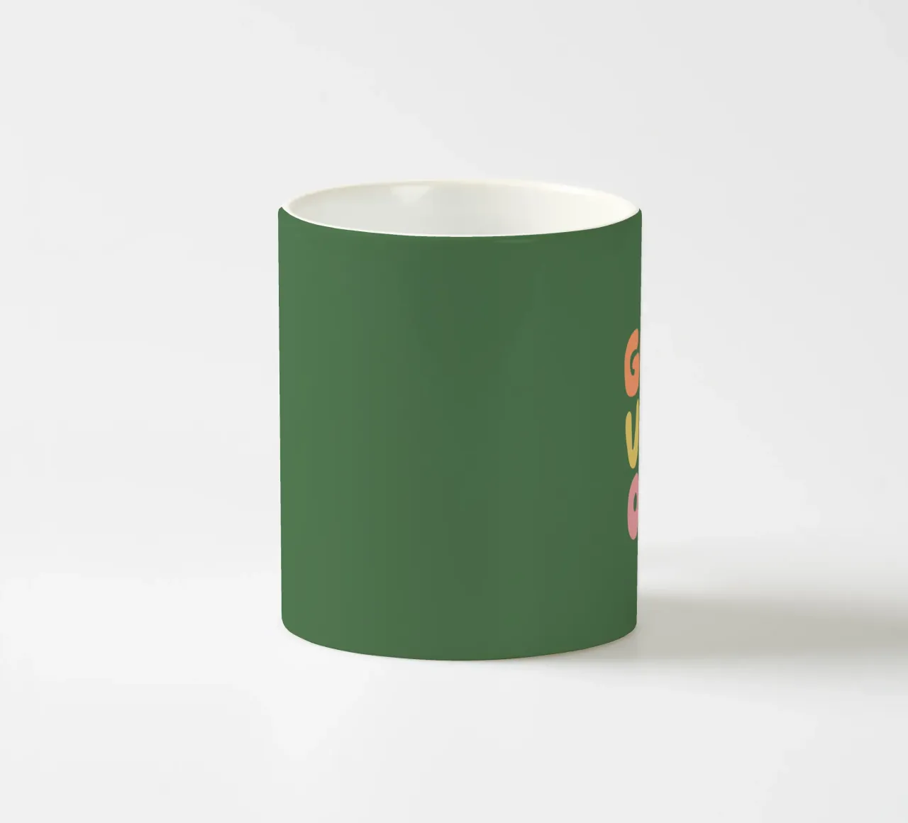 Good Vibes Only Typography Design ceramic mug by THE MOTIVATED TYPE