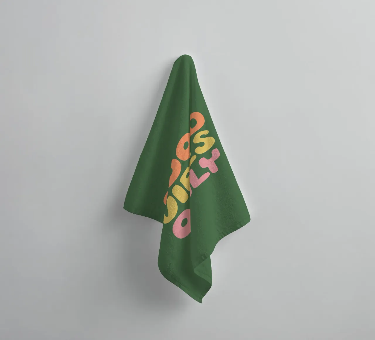 Good Vibes Only Design typographique serviette de bain de THE MOTIVATED TYPE