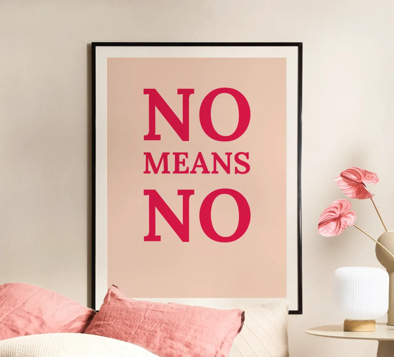 No means no carta hahnemühle da Illustration Raissa Oltmanns