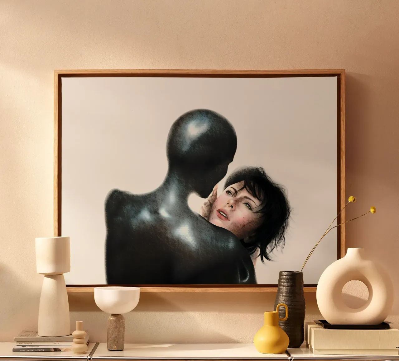 Under the Skin tela con Cornice a cassetta da heiyoum