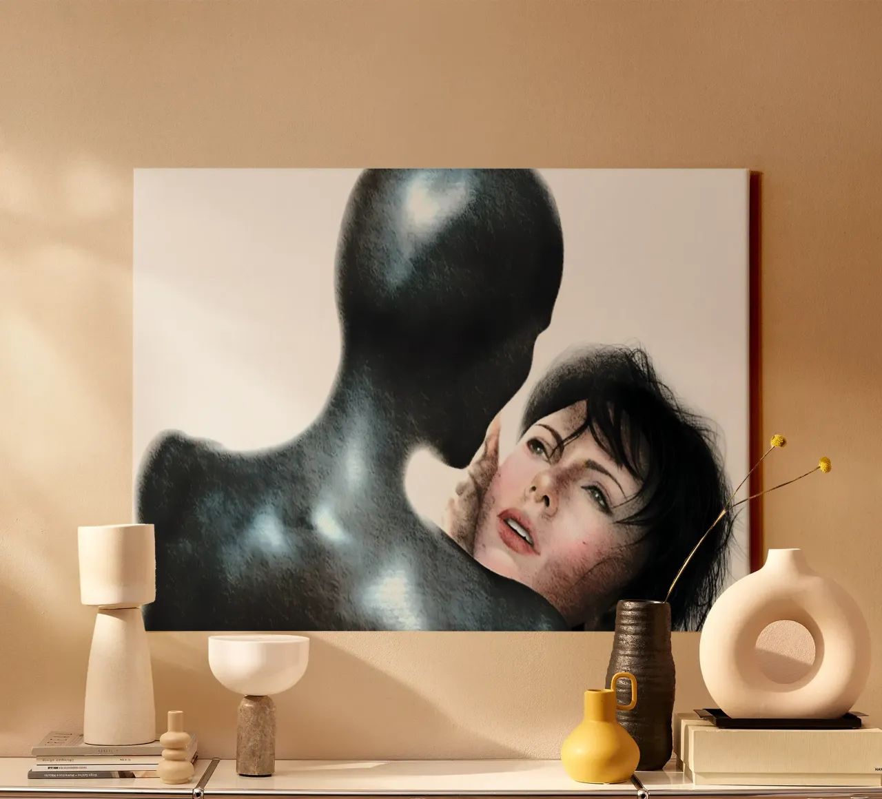 Under the Skin tela con Cornice a cassetta da heiyoum