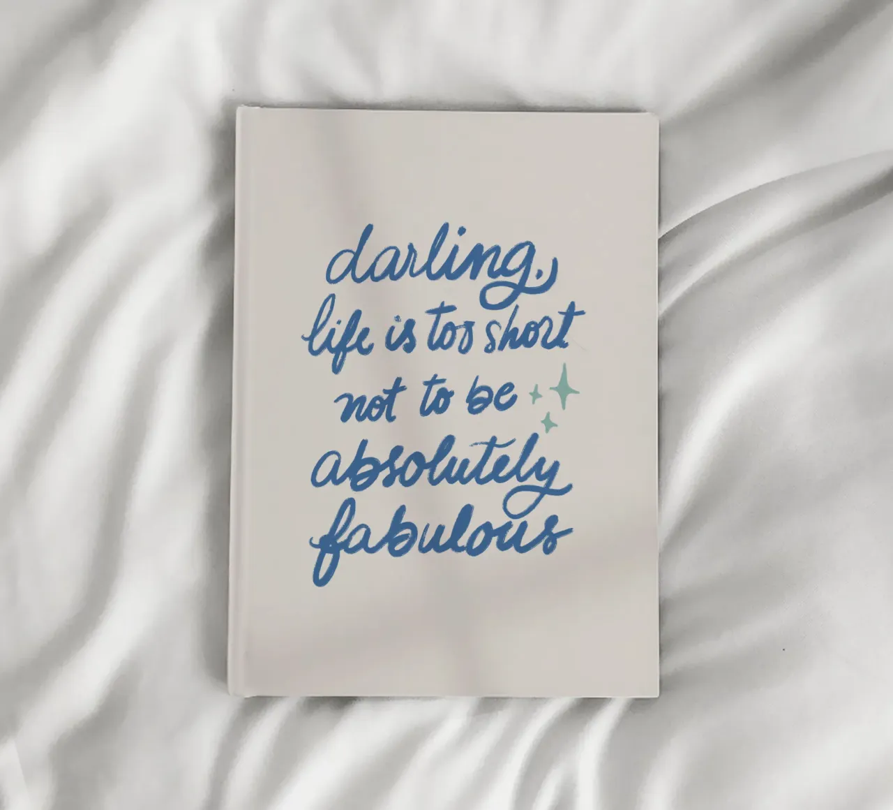 Life is too short - Blue notebook by Magnific