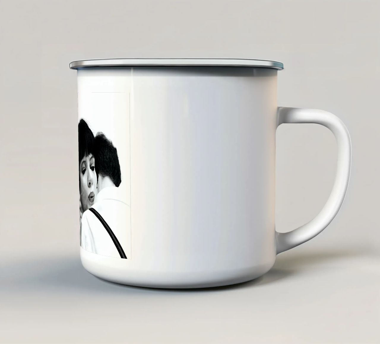 Vivre Sa Vie tazza in smalto da heiyoum