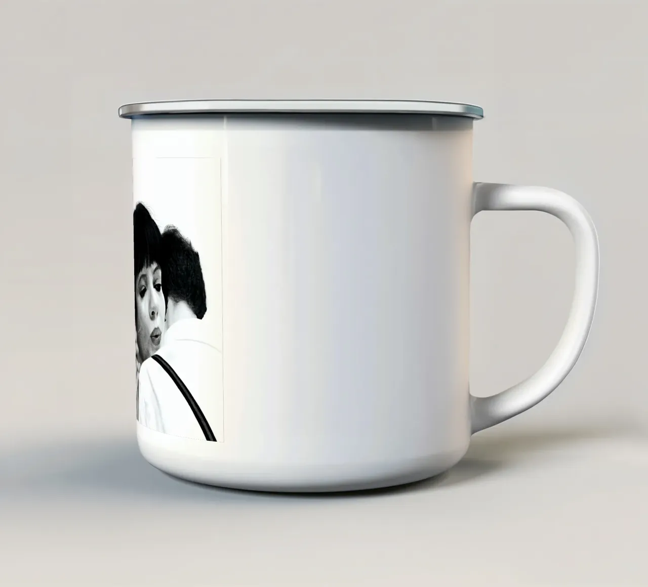 Vivre Sa Vie tazza in smalto da heiyoum