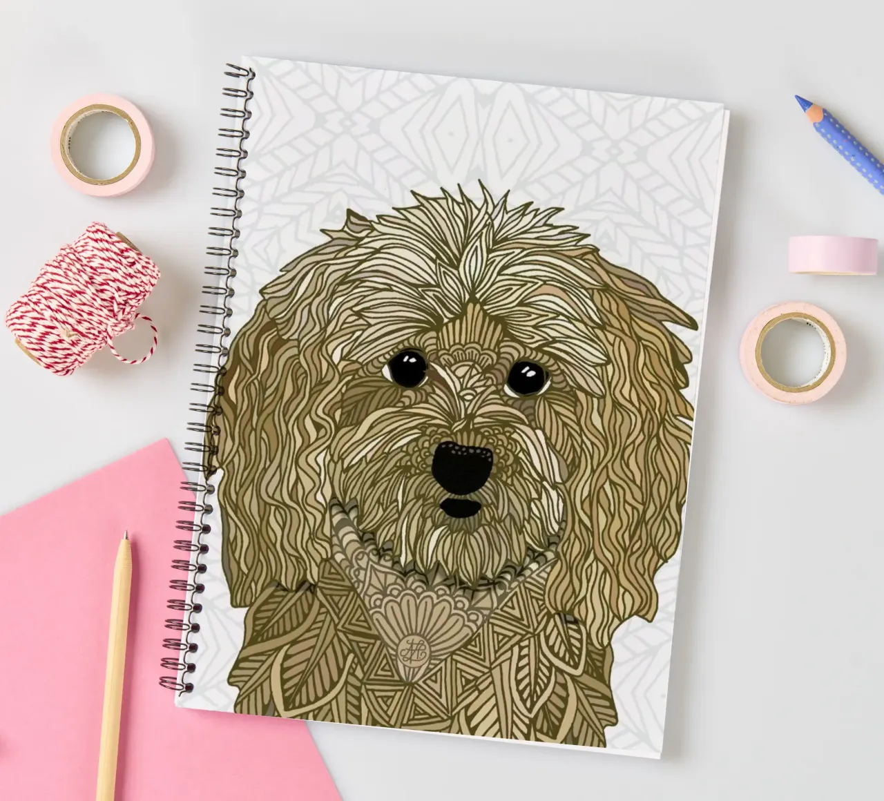 Lexi spiral notebook by Angelika Parker