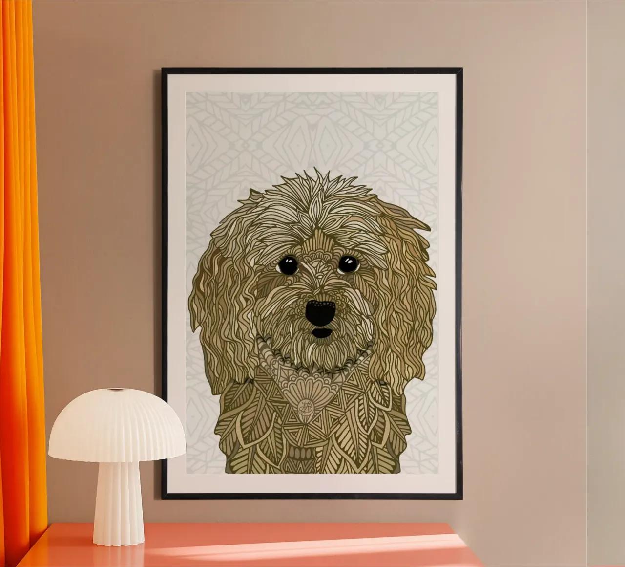 Lexi poster con telaio in plastica da Angelika Parker