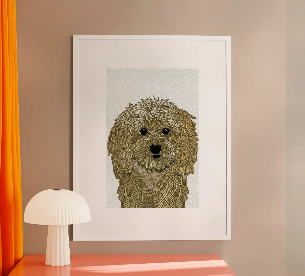 Lexi poster con telaio in plastica da Angelika Parker