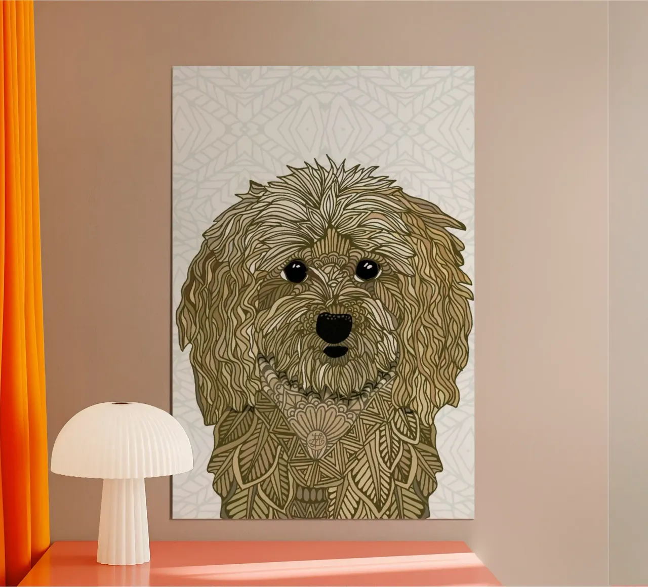 Lexi poster con telaio in plastica da Angelika Parker