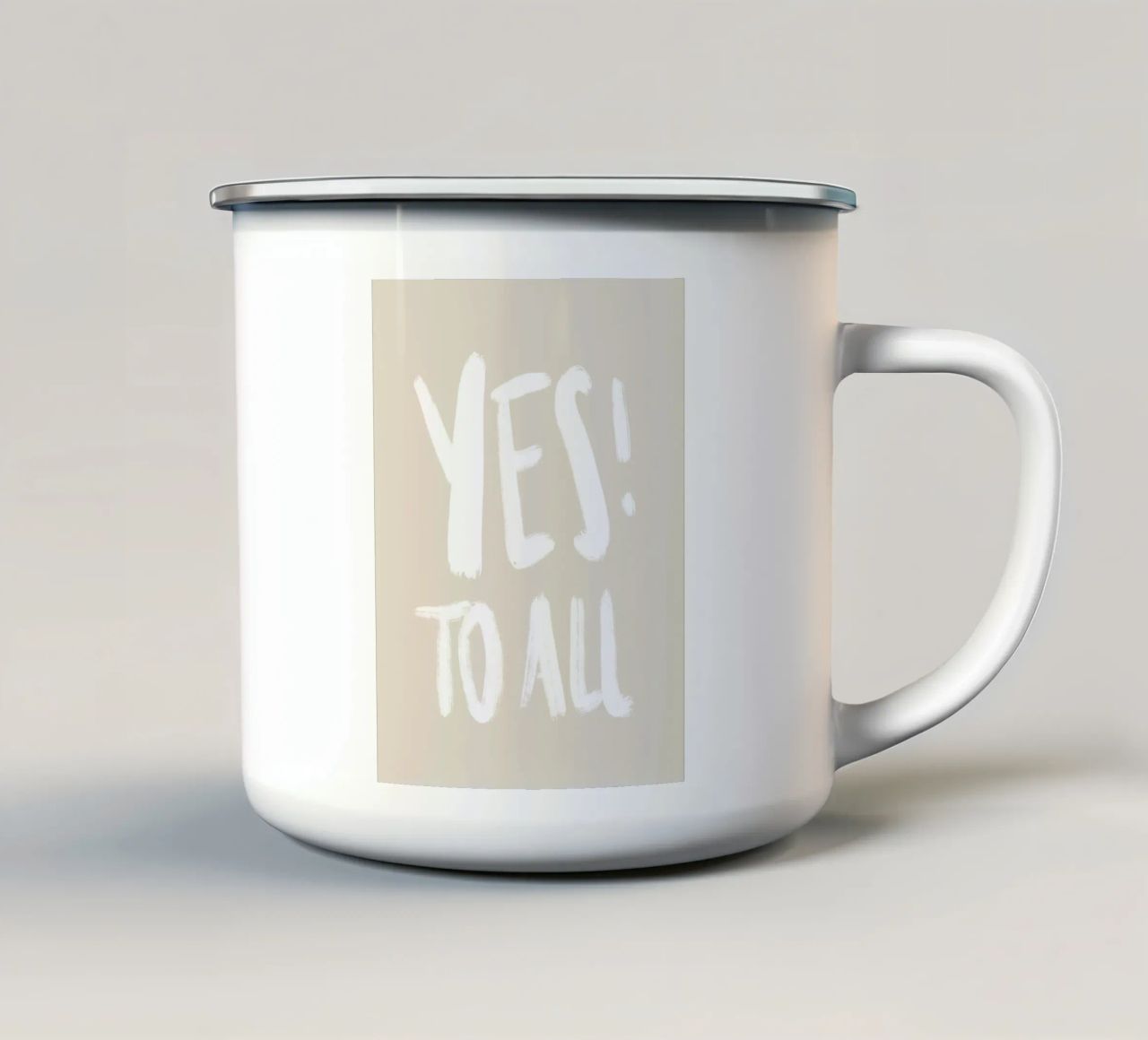 Yes! To All tazza in smalto da Magnific