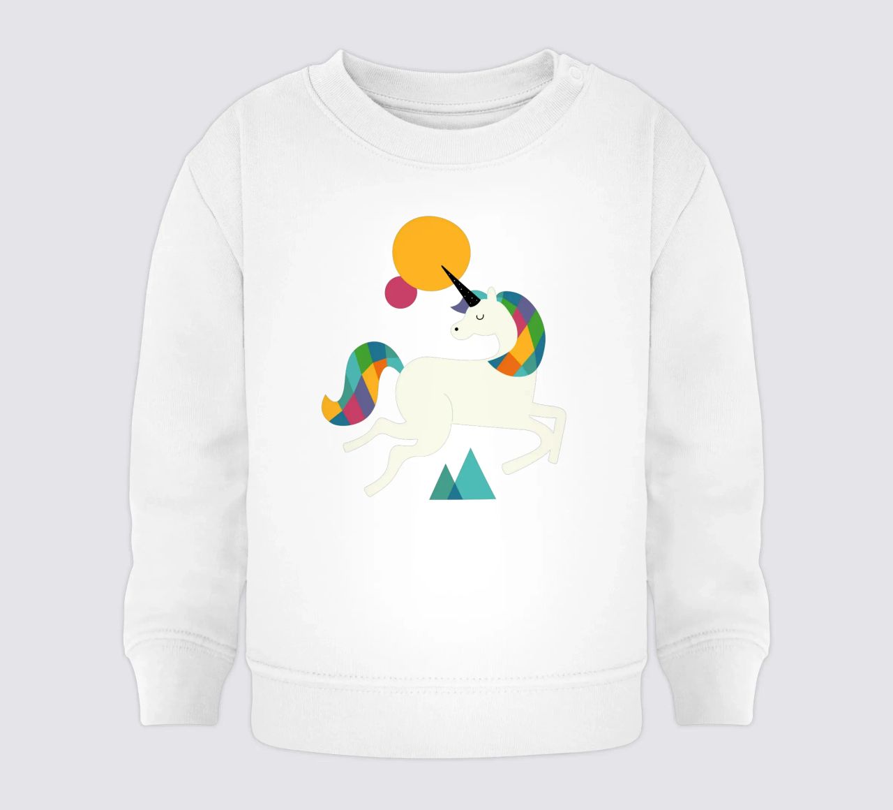 Essere un unicorno felpa neonato da Andy Westface