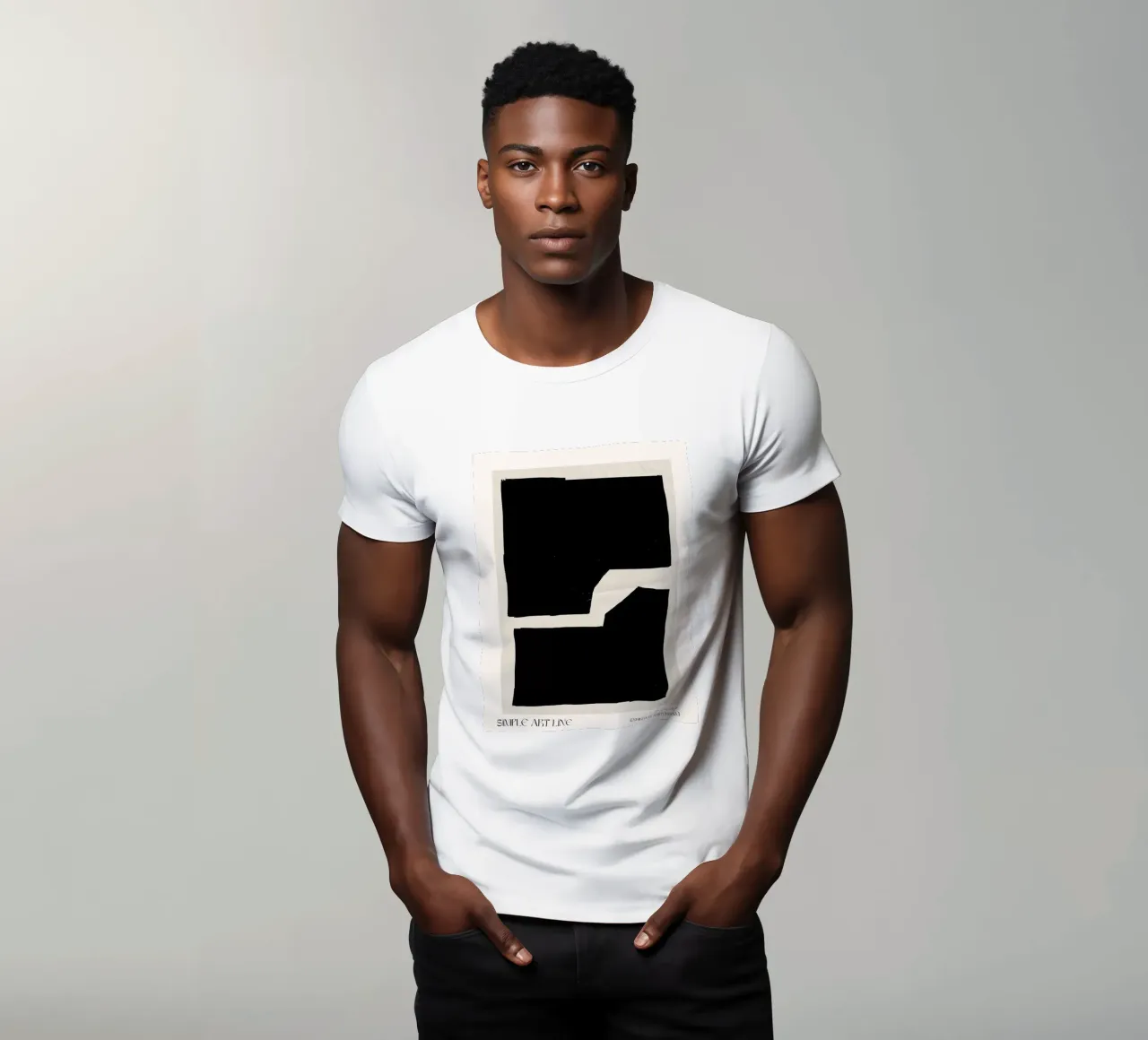 Simple Art Line No 57 t-shirt da treechild