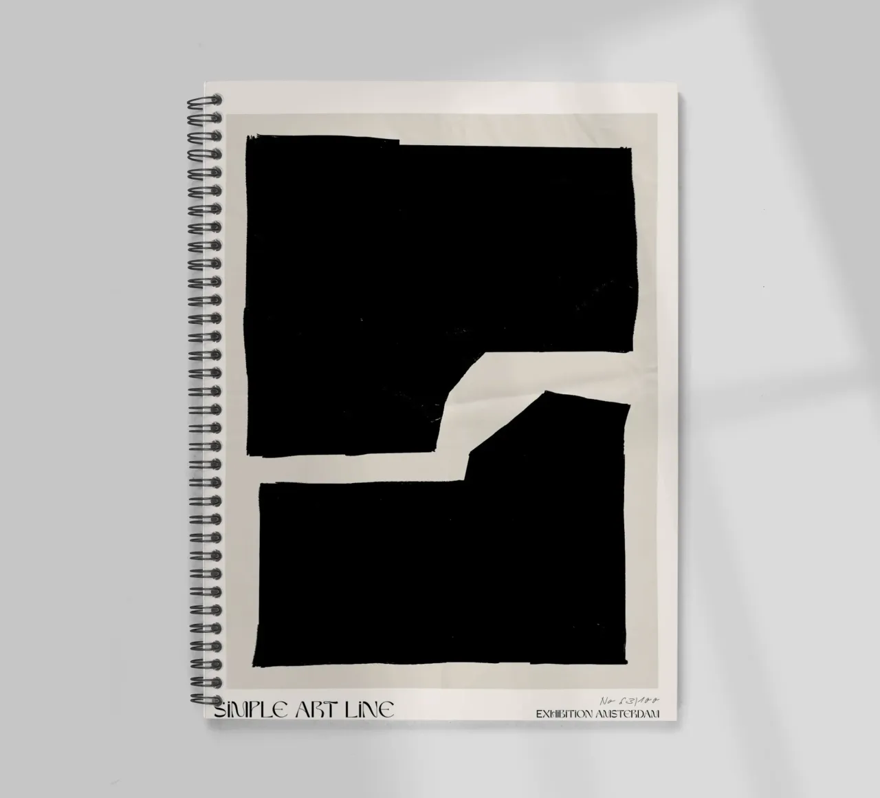 Simple Art Line No 57 diario ad anelli da treechild