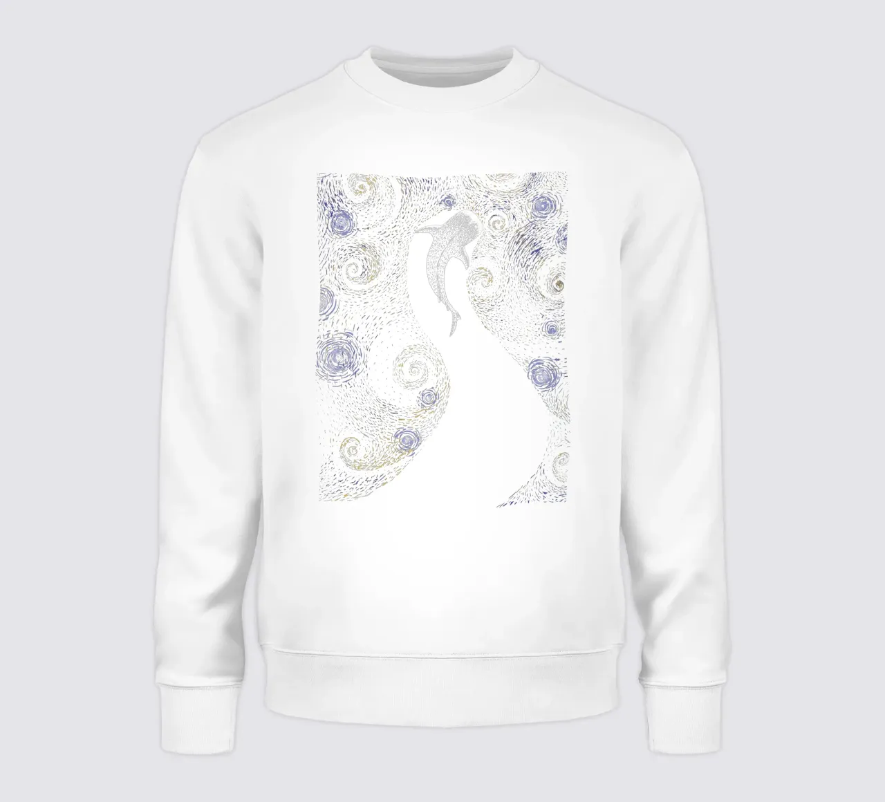 Mangeur d'étoiles dans le style de Van Gogh - Coloré sweat de aliriza cakir