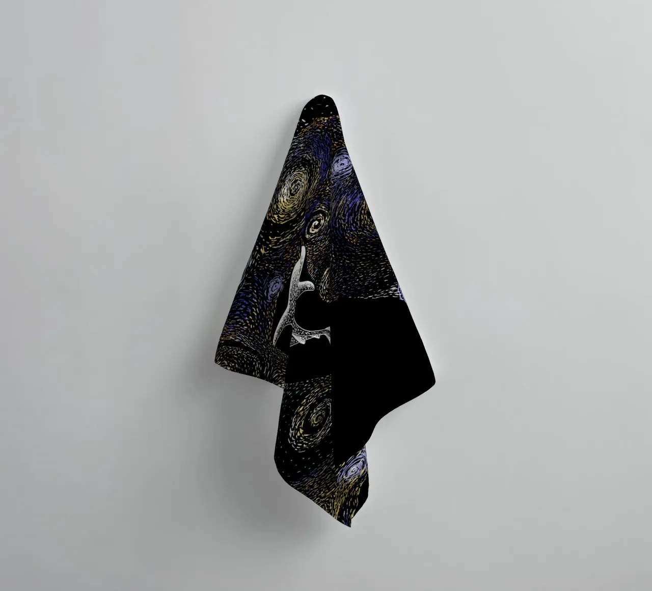 Mangeur d'étoiles dans le style de Van Gogh - Coloré serviette de bain de aliriza cakir
