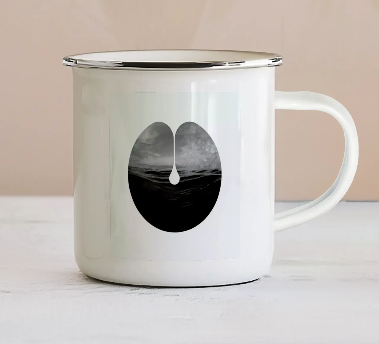 Sea tazza in smalto da Chris Wharton