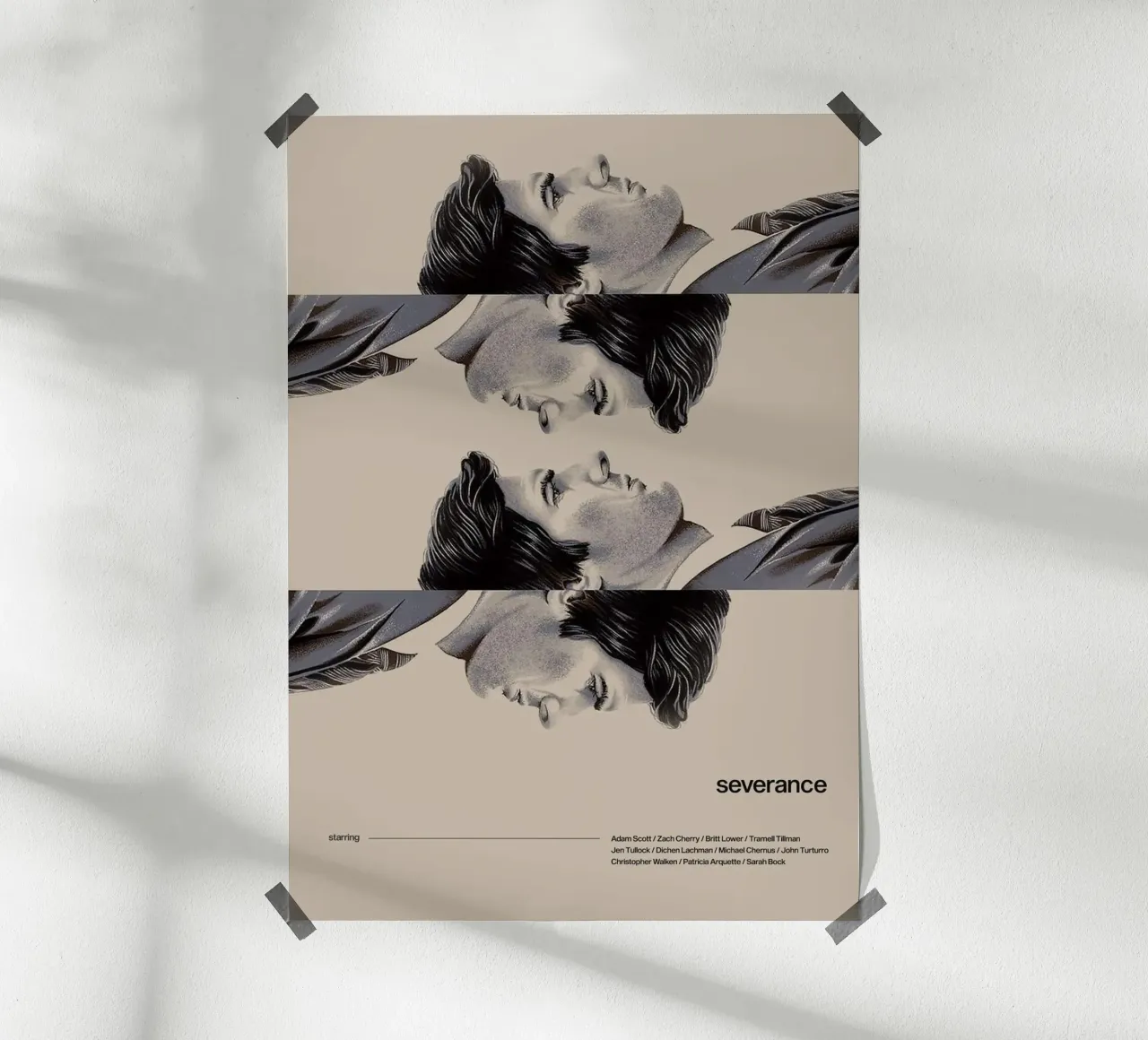 Severance poster da Attaboy Dsgn
