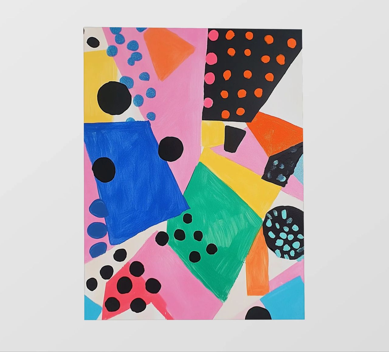 Colourful colour fields with dots pvc cover by Carinaprint