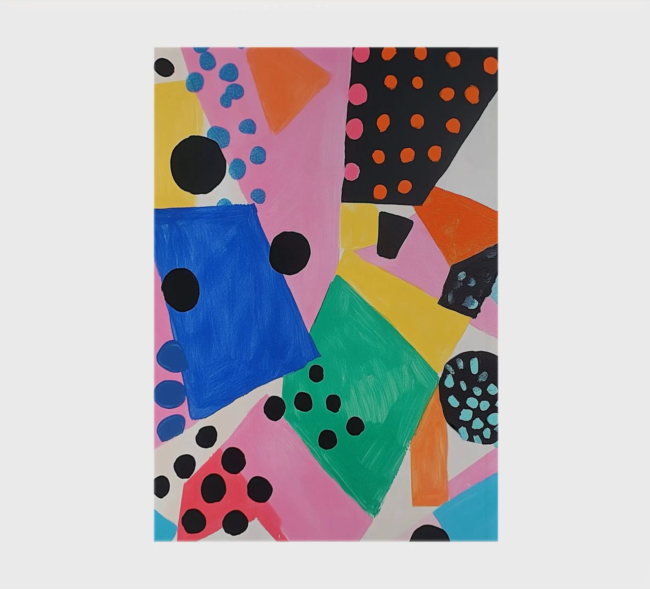 Colourful colour fields with dots notebook by Carinaprint