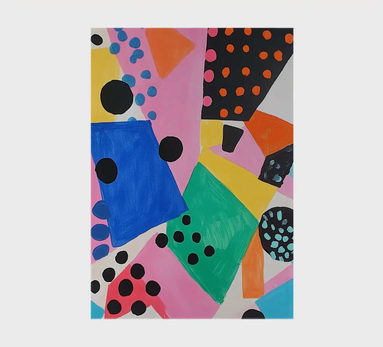 Colourful colour fields with dots notebook by Carinaprint