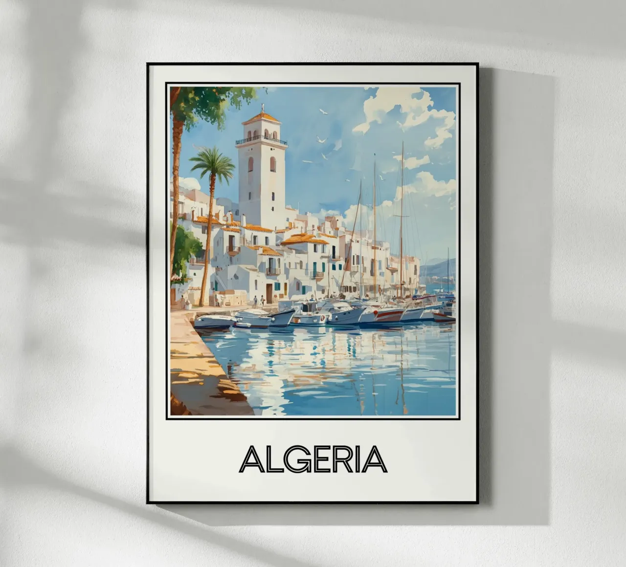 Poster Algeria plexiglass da Frame the World