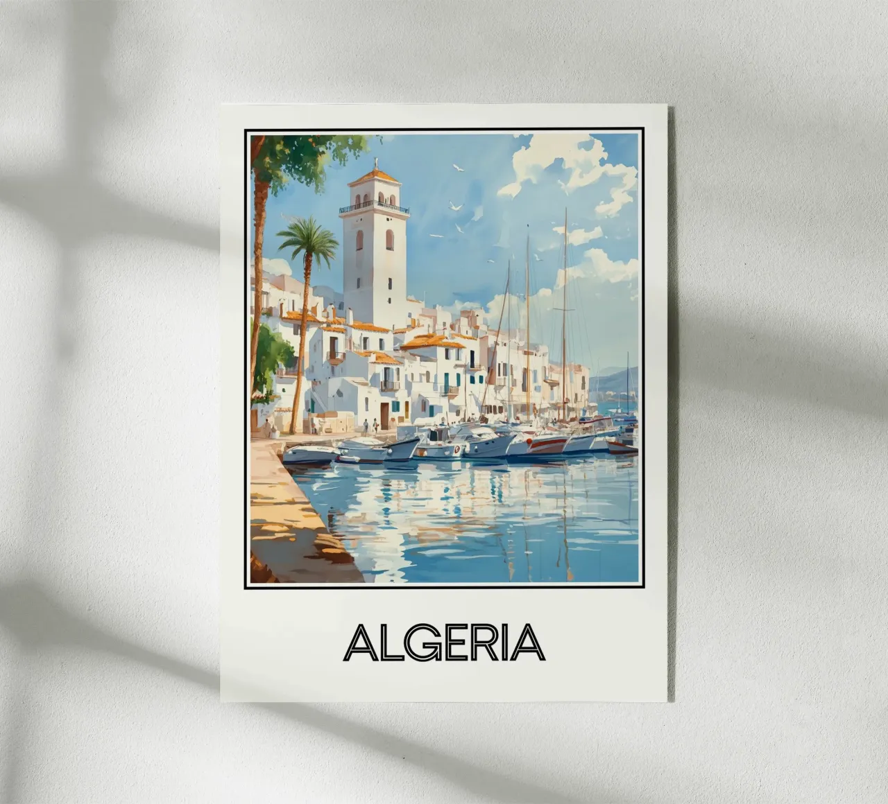 Poster Algeria plexiglass da Frame the World